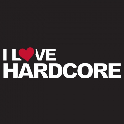 I Love Hardcore Sticker Ilovehcstick Sticker Rigeshop