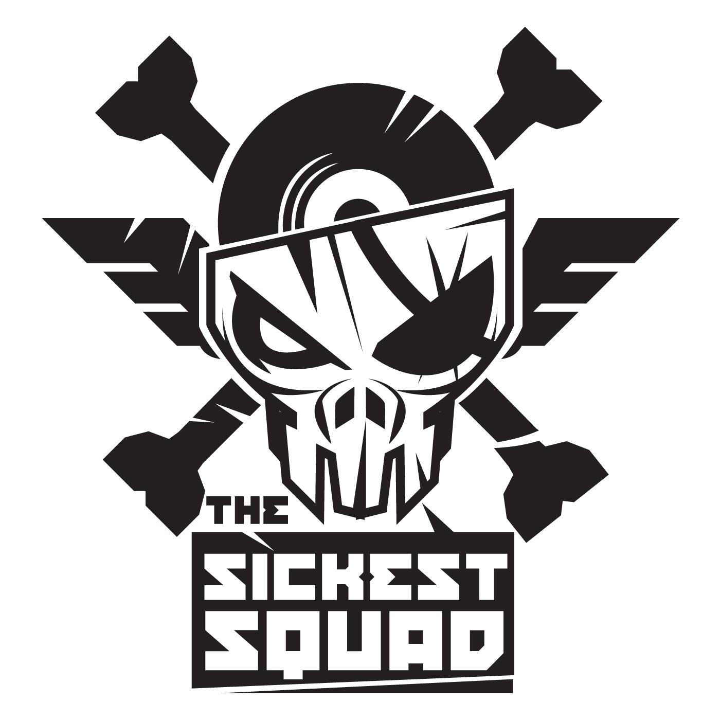 The Sickest Squad sticker small (TSQSTICKSMALL) Sticker - Rigeshop