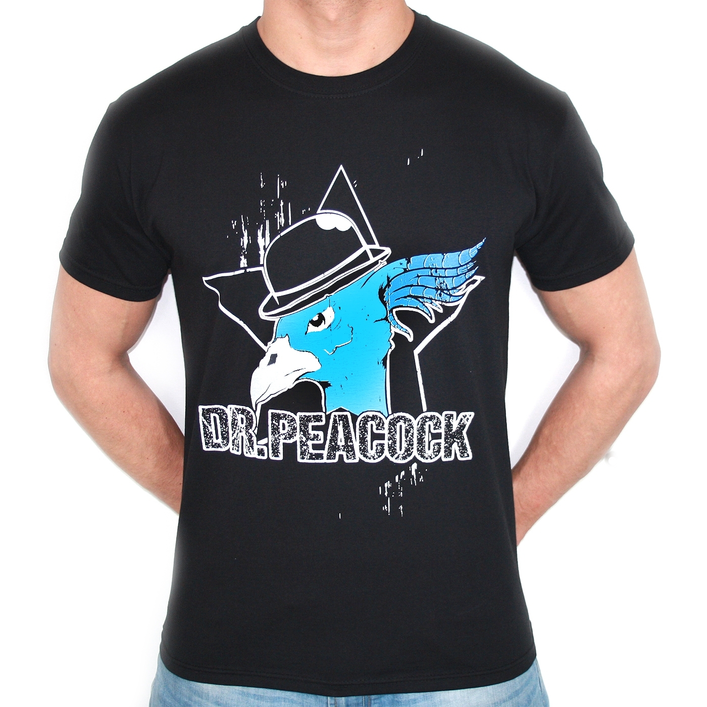 Dr. Peacock 2.0 T-shirt with a Frenchcore Revolution print on the back ...