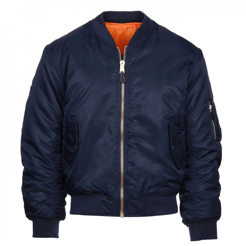 MA-1 Bomber Jacket Dark Blue (ARMYBOMBLU) Jacket - Rigeshop