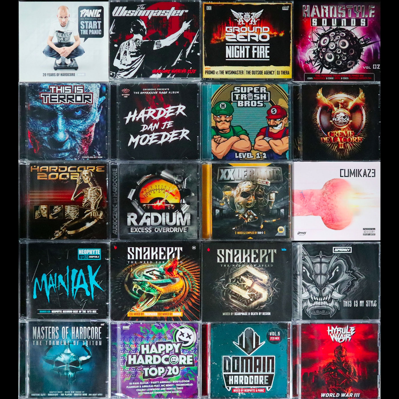 Hardcore CD Pack 8 (HCCDPACK8) package - Rigeshop