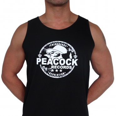 Dr Peacock Records Tanktop black