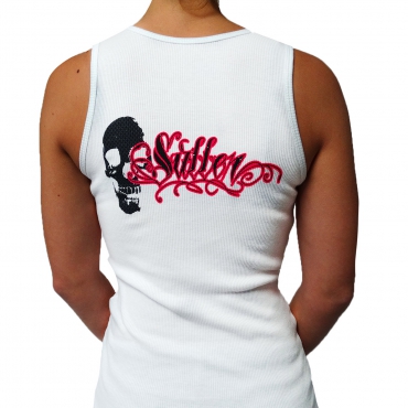 White Sullen terror girl shirt
