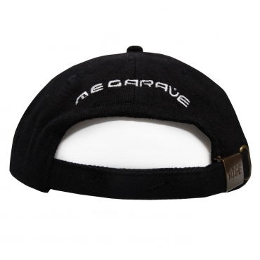 Black Megarave Cap - stitched