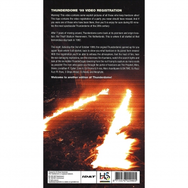 Thunderdome '99 video vhs Thialf party