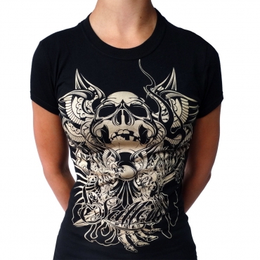 Sullen chaos girl shortsleeve black