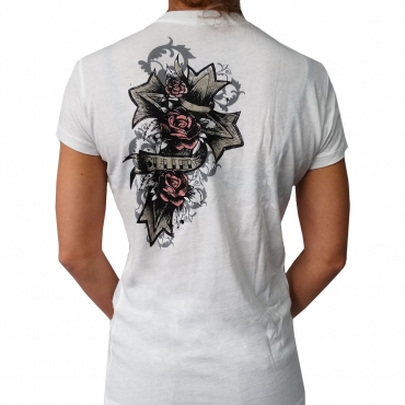 White Sullen cross girl shortsleeve