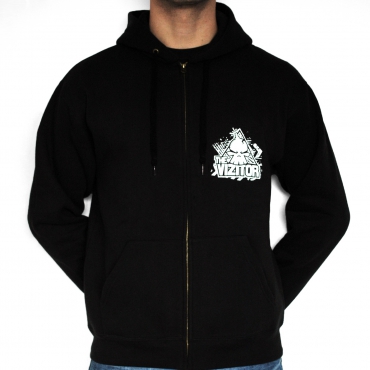 The Vizitor Too loud is just right Hooded Zipper