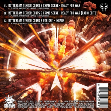 Rotterdam Terror Corps - Ready For War limited  RTC cd single .