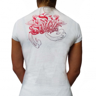 White Sullen Heartness girl shirt