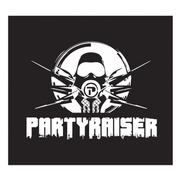 Partyraiser carsticker