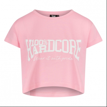 100% Hardcore Crop Top ''Essential'' Pink