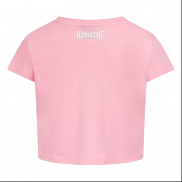 100% Hardcore Crop Top ''Essential'' Pink