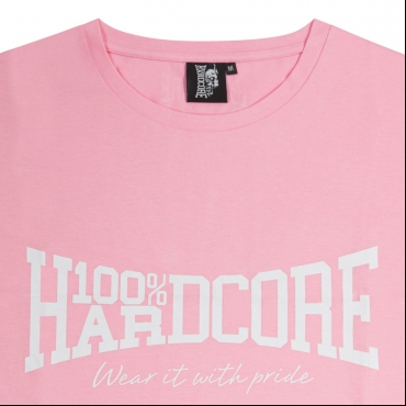 100% Hardcore Crop Top ''Essential'' Pink