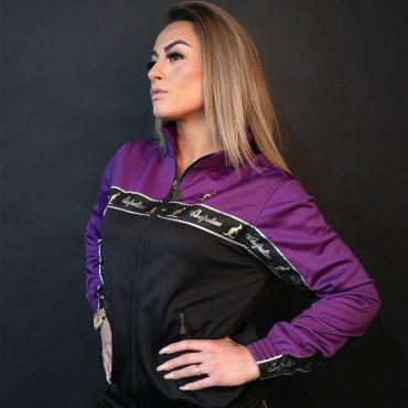 Australian Duo Jacket Purple - Black