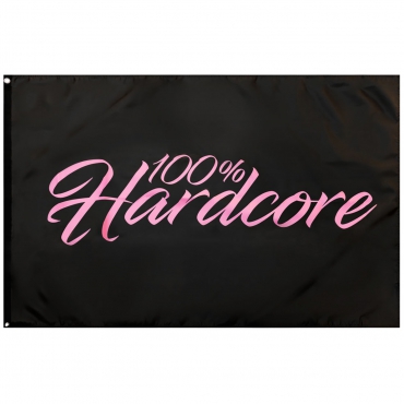 100% Hardcore Flag Pride Pink