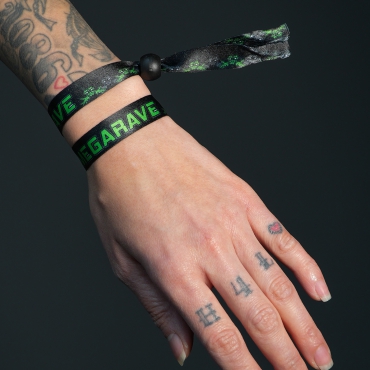 Megarave wrist band green 2024