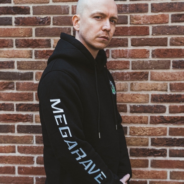 Megarave Hoodie - Green Logo