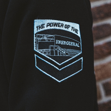 Megarave Hoodie 2025, Orange logo