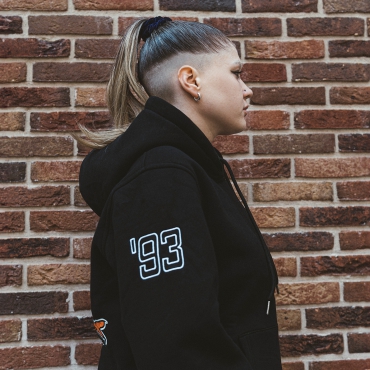 Megarave Hoodie 2025, Orange logo