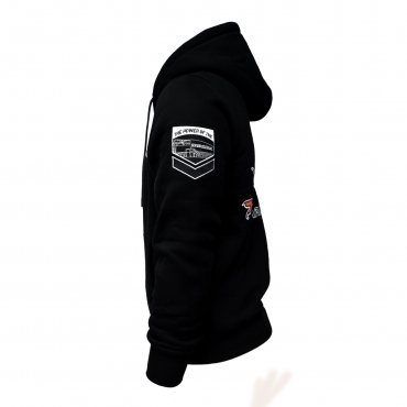 Megarave Hoodie 2025, Orange logo