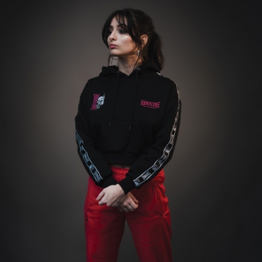 Cropped Hoodie by 100% Hardcore