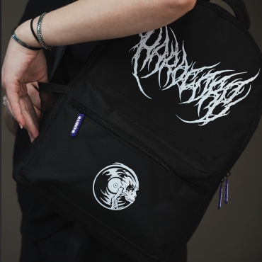Backpack with HARDCORE logo