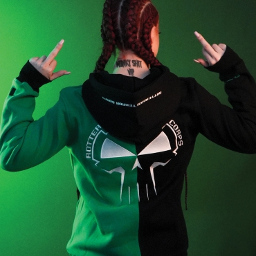 RTC Duo Green Black Hoodie
