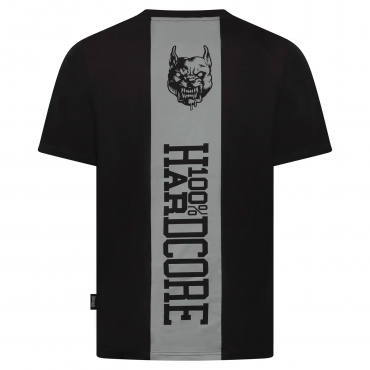 100% Hardcore T-shirt Negative Black