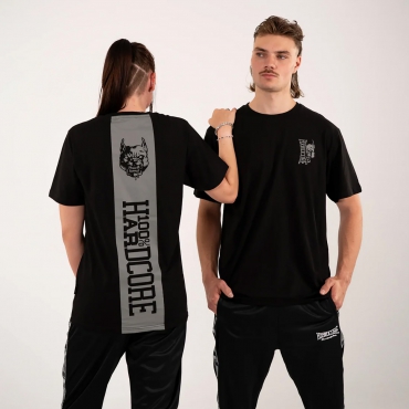 100% Hardcore T-shirt Negative Black