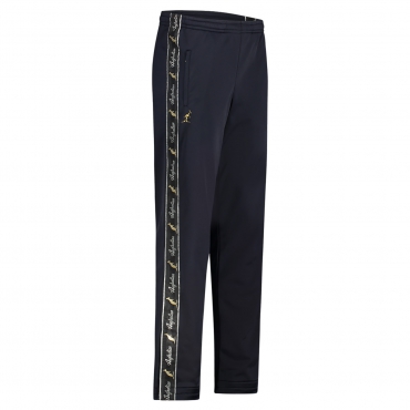 Australian Pants Classic Fit Acetate - Black Trim - Navy blue
