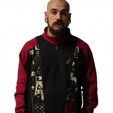 Australian Archive Half-Zip Sweater (Sabrinda Panels)