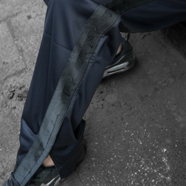 Black Australian Pants with Shadow Banda – 2 Zippers 3.0
