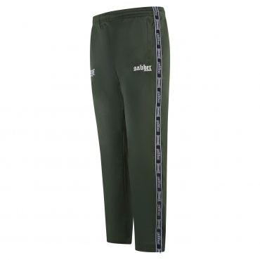 100% Hardcore Gabber Tracksuit Pants Army Green