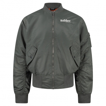 100% Hardcore Bomber Jacket Gabber Green