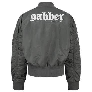 100% Hardcore Bomber Jacket Gabber Green