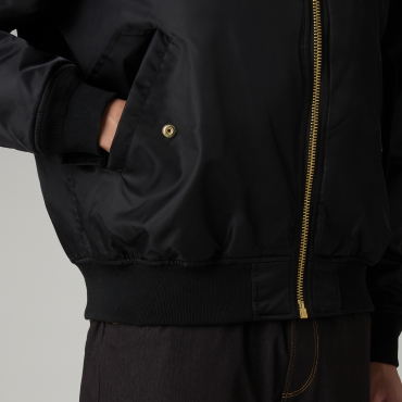 Australian Bomber Jacket Black/Gold