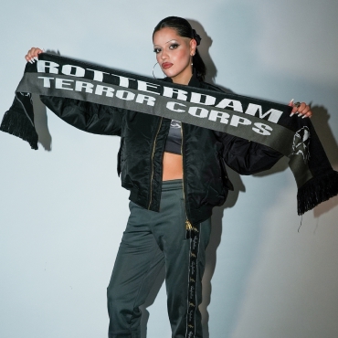 Rotterdam Terror Corps Scarf Duo Grey Black