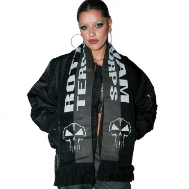 Rotterdam Terror Corps Scarf Duo Grey Black