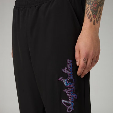 Australian Smash Broek – Paars Blauw Contour Logo