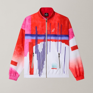 Australian Archive print jacket Gora pink
