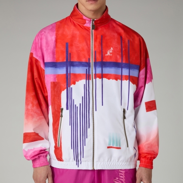 Australian Archive print jacket Gora pink