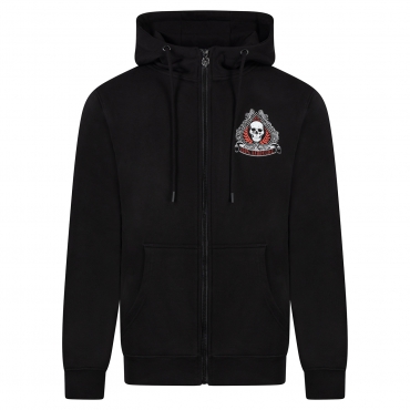 100% HC Hooded Zipper Ace of Spades