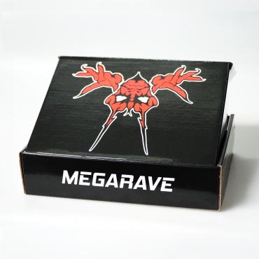 Megarave black LED Nightlight 18x14 cm