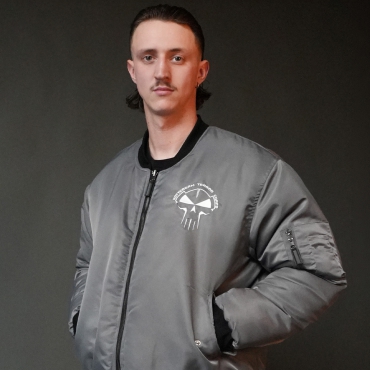 RTC REVERSIBLE BOMBER JACKET GREY / BLACK