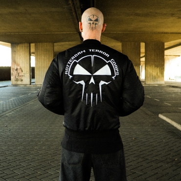 PRE-ORDER RTC BLACK / ORANGE DOUBLE SIDED BOMBER