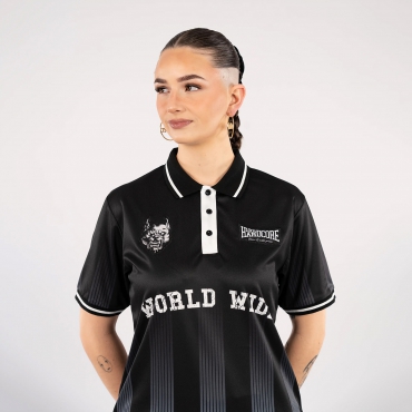 The 100% Hardcore Worldwide football shirt