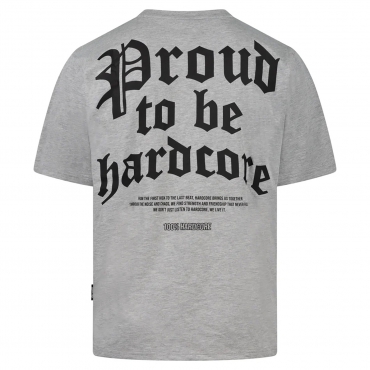 100% Hardcore T-shirt – Proud Grey