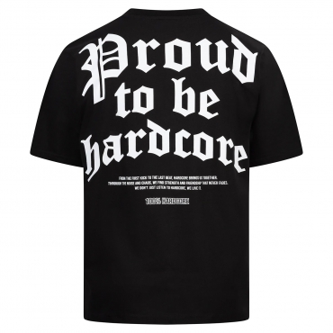 100% Hardcore T-shirt – Proud Black
