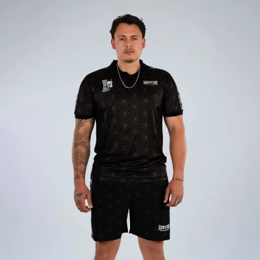 100% Hardcore Football Shirt Essential Taped Red